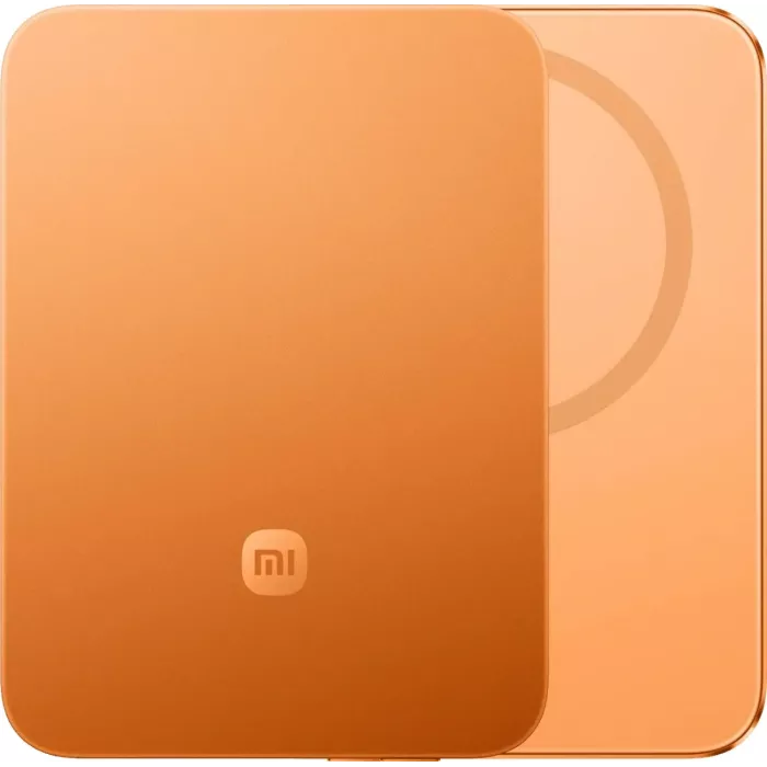 Мобильный аккумулятор Xiaomi UltraThin Magnetic Power Bank 5000 15W GL 5000mAh QC/PD 22.5W 3A USB-C беспров.зар. оранжевый (BHR0975GL)