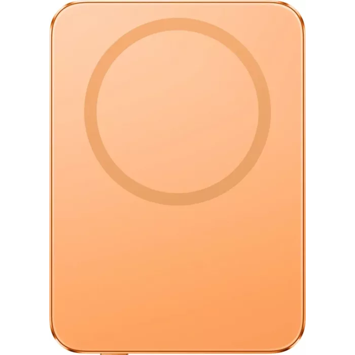 Мобильный аккумулятор Xiaomi UltraThin Magnetic Power Bank 5000 15W GL 5000mAh QC/PD 22.5W 3A USB-C беспров.зар. оранжевый (BHR0975GL)