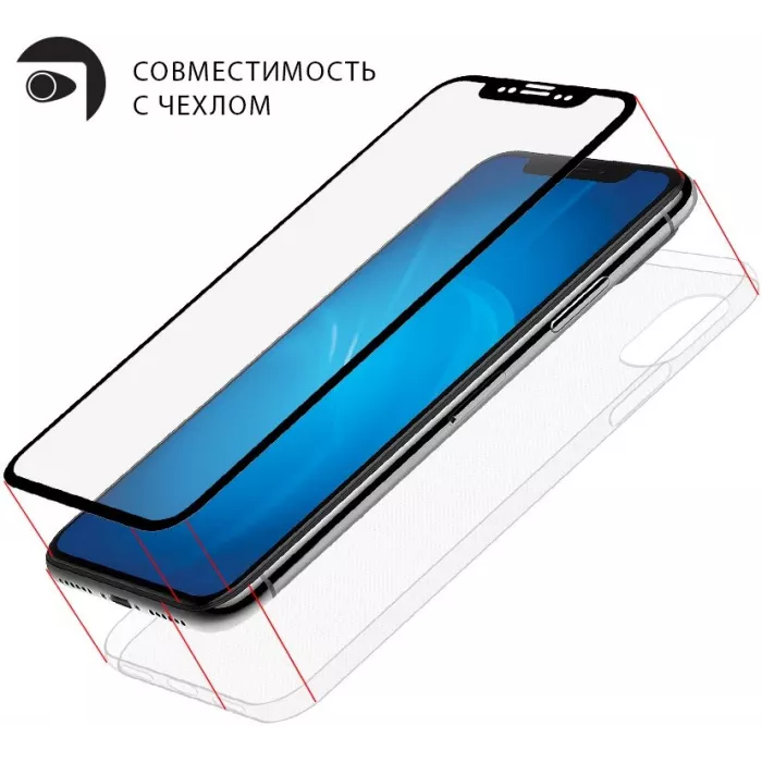Защитное стекло для экрана прозрачная DF sSteel-79 для Samsung Galaxy Tab A7 Lite 8.7" 1шт.