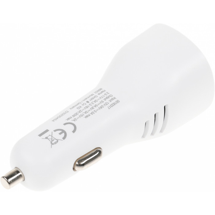 Автомобильное зар./устр. Hama H-183317 30W 3A (PD) USB Type-C для Apple белый (00183317)