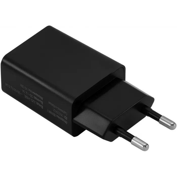 Сетевое зар./устр. Buro BUWA1 10.5W 2.1A USB-A черный (BUWA10S100BK)