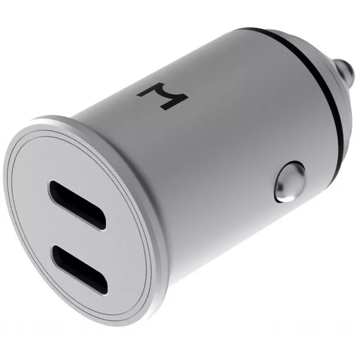 Автомобильное зар./устр. Magssory cch002 45W 3A+2.25A (PD+QC+AFC) USB Type-C универсальное темно-серый