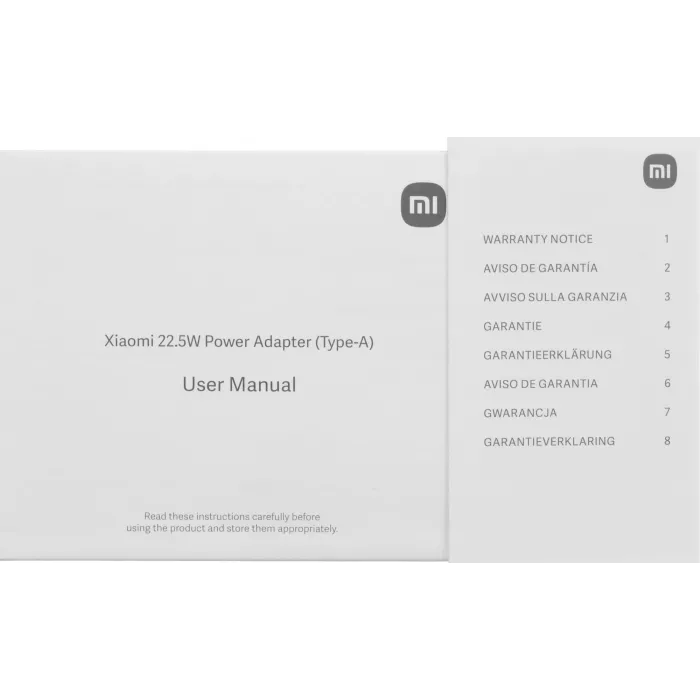 Сетевое зар./устр. Xiaomi BHR7757EU 22.5W 3A USB-C универсальное белый
