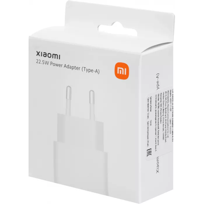 Сетевое зар./устр. Xiaomi BHR7757EU 22.5W 3A USB-C универсальное белый