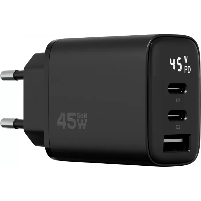 Сетевое зар./устр. Magssory ACH008 45W 3.25A (PD3.0+PPS+QC4+AFC+FCP+SCP) универсальное черный