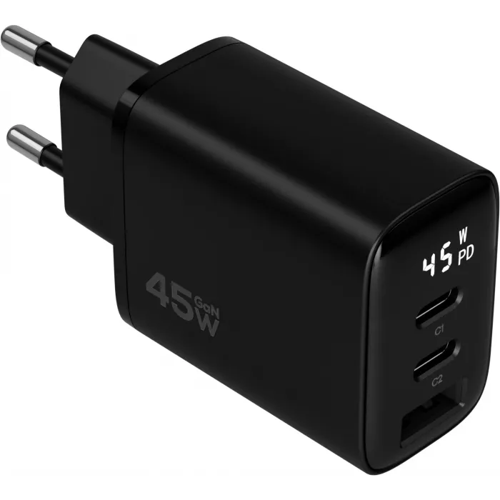 Сетевое зар./устр. Magssory ACH008 45W 3.25A (PD3.0+PPS+QC4+AFC+FCP+SCP) универсальное черный
