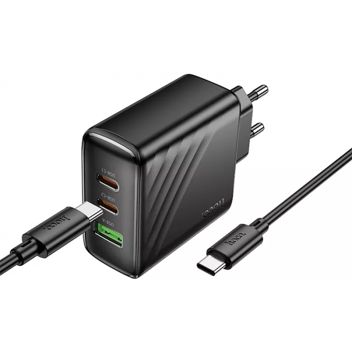 Сетевое зар./устр. Hoco CS26A Article 45W 3A (PD+QC+AFC) универсальное черный (PD45W)