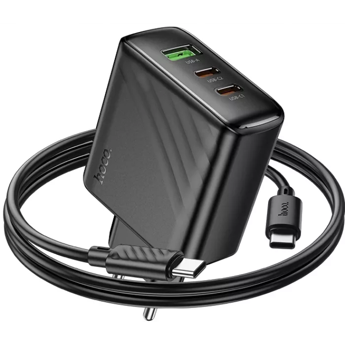 Сетевое зар./устр. Hoco CS26A Article 45W 3A (PD+QC+AFC) универсальное черный (PD45W)