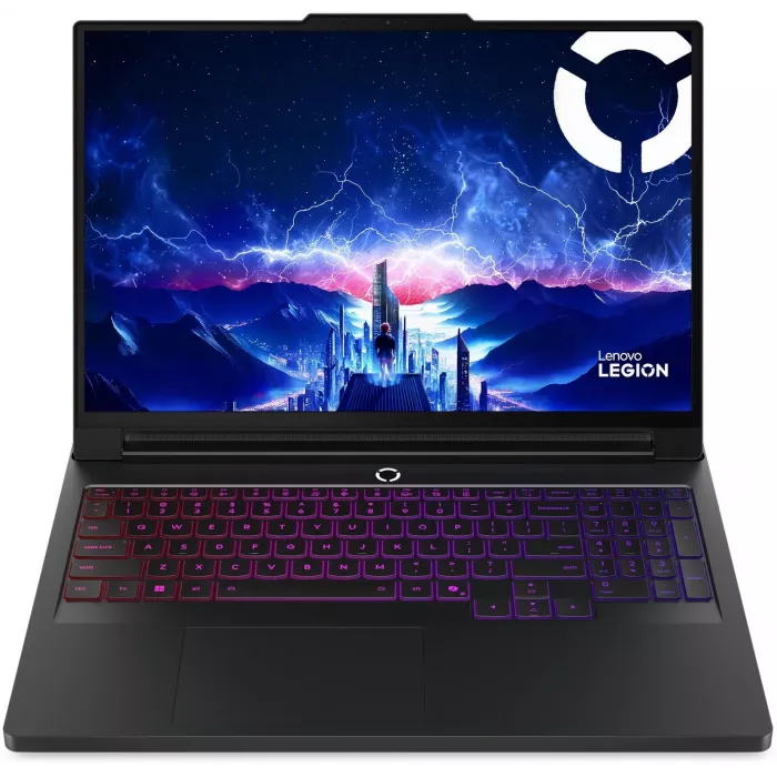 Ноутбук Lenovo Legion Pro 7 16IAX10H Core Ultra 9 275HX 32Gb SSD1Tb NVIDIA GeForce RTX5080 16Gb 16" OLED WQXGA (2560x1600) Windows 11 Home black WiFi BT Cam (83F50029RK)