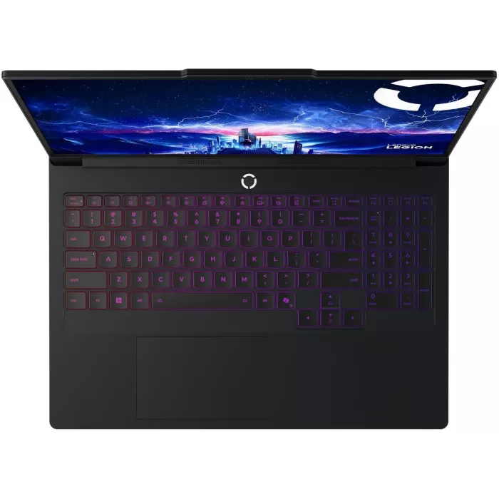 Ноутбук Lenovo Legion Pro 7 16IAX10H Core Ultra 9 275HX 32Gb SSD1Tb NVIDIA GeForce RTX5080 16Gb 16" OLED WQXGA (2560x1600) Windows 11 Home black WiFi BT Cam (83F50029RK)