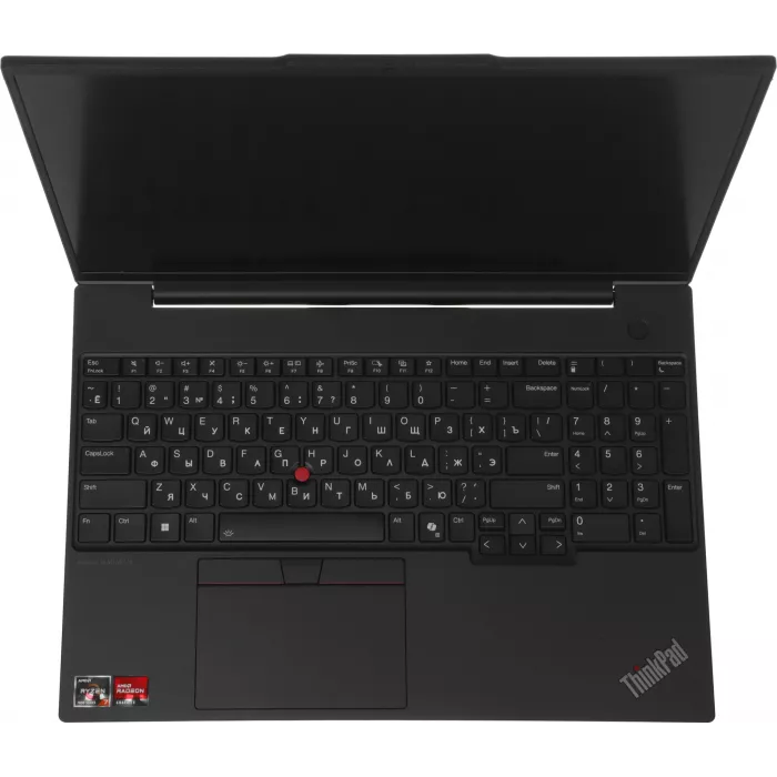 Ноутбук Lenovo ThinkPad E16 G2 Ryzen 7 7735HS 16Gb SSD512Gb AMD Radeon 680M 16" IPS WUXGA (1920x1200) без ОС black WiFi BT Cam (21M5S09E00)