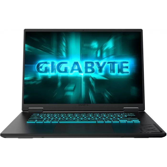 Ноутбук Gigabyte GAMING A16 GA63H Ryzen 7 260 16Gb SSD512Gb NVIDIA GeForce RTX 5060 8Gb 16" IPS FHD+ (1920x1200) FreeDOS black WiFi BT Cam (3VHK3KZ893SD)