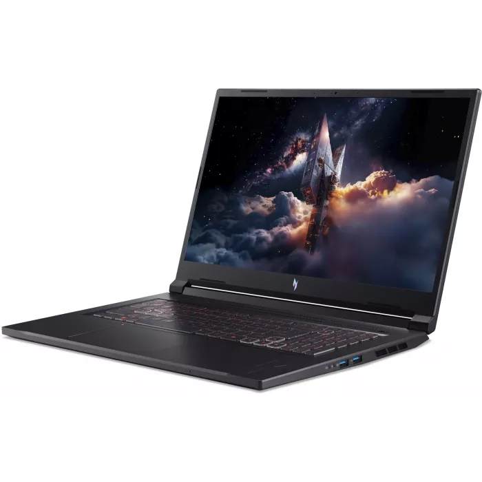 Ноутбук Acer Nitro V 17 AI ANV17-41-R9Q9 Ryzen 7 260 16Gb SSD1Tb NVIDIA GeForce RTX 5060 8Gb 17.3" IPS QHD (2560x1440) без ОС black WiFi BT Cam (NH.QYVCD.007)