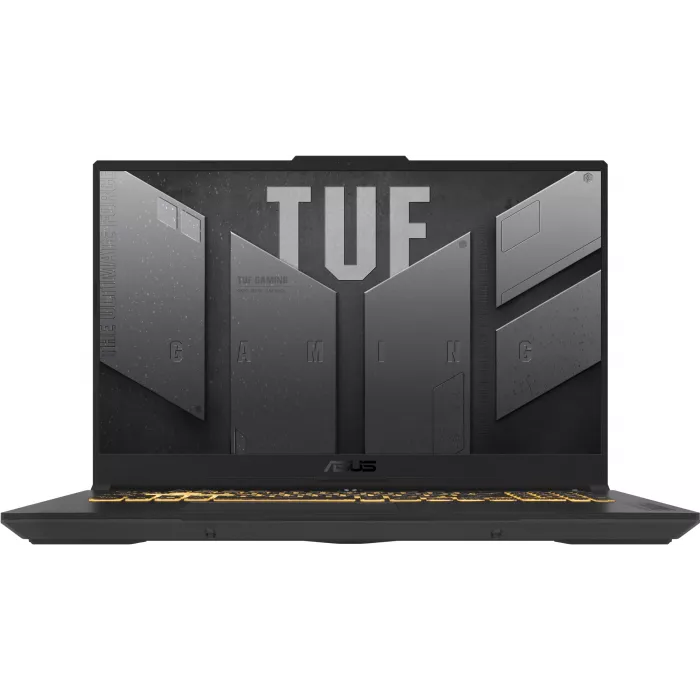 Ноутбук Asus TUF Gaming F17 FX707VJB-HX100 Core 5 210H 16Gb SSD512Gb NVIDIA GeForce RTX 3050 6Gb 17.3" IPS FHD (1920x1080) без ОС grey WiFi BT Cam (90NR0MY5-M003R0)
