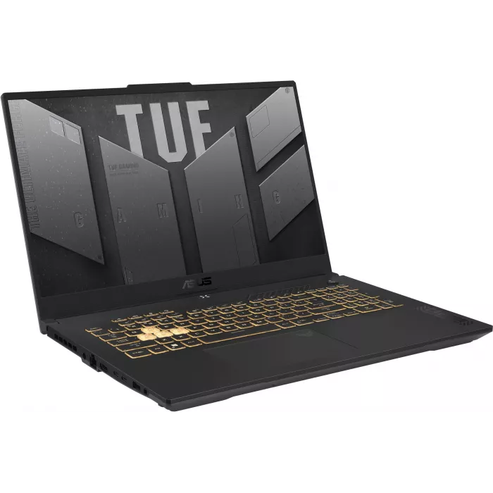 Ноутбук Asus TUF Gaming F17 FX707VJB-HX100 Core 5 210H 16Gb SSD512Gb NVIDIA GeForce RTX 3050 6Gb 17.3" IPS FHD (1920x1080) без ОС grey WiFi BT Cam (90NR0MY5-M003R0)