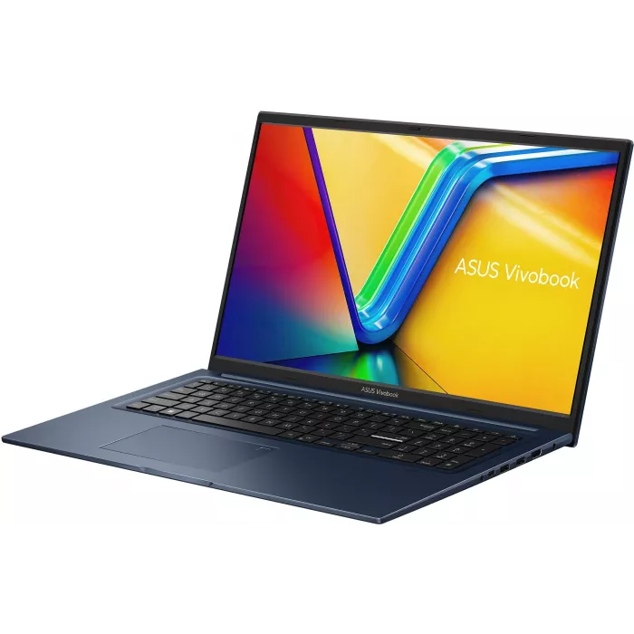 Ноутбук Asus Vivobook 17 X1704VA-AU982 Core 5 120U 16Gb SSD512Gb Intel Graphics 17.3" IPS FHD (1920x1080) без ОС blue WiFi BT Cam (90NB13X2-M00ML0)