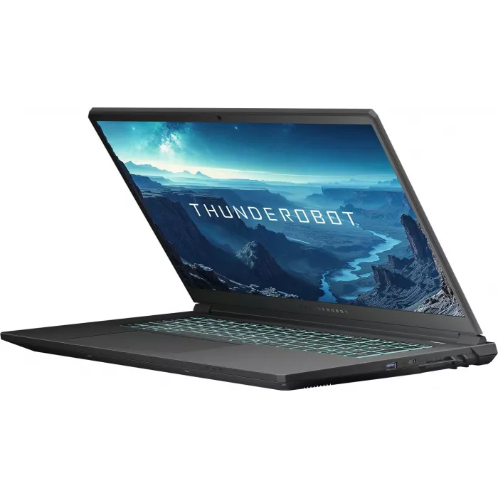 Ноутбук Thunderobot Range 17 G2 Evo Core i5 13420H 16Gb SSD1Tb NVIDIA GeForce RTX5050 8Gb 17.3" IPS FHD (1920x1200) FreeDOS black WiFi BT Cam (JT009E00KRU)