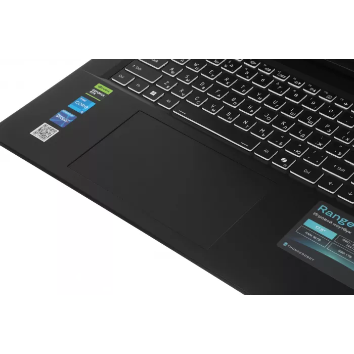Ноутбук Thunderobot Range 17 G2 Evo Core i5 13420H 16Gb SSD1Tb NVIDIA GeForce RTX5050 8Gb 17.3" IPS FHD (1920x1200) FreeDOS black WiFi BT Cam (JT009E00KRU)