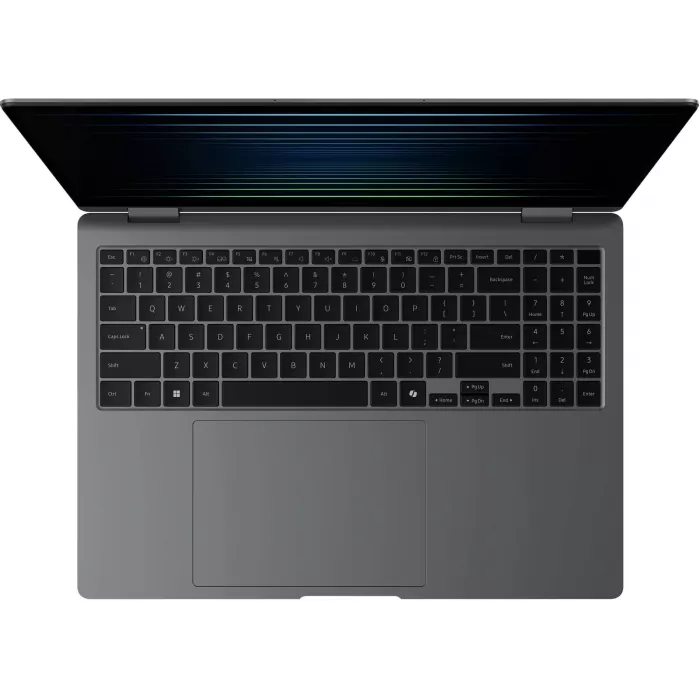 Ноутбук Samsung Galaxy Book 5 Pro 360 NP960 Core Ultra 5 226V 16Gb SSD512Gb Intel Arc 130V 16" AMOLED Touch 2.8K (2880x1800) Windows 11 Home Multi Language grey WiFi BT Cam (NP960QHA-KG3IN)