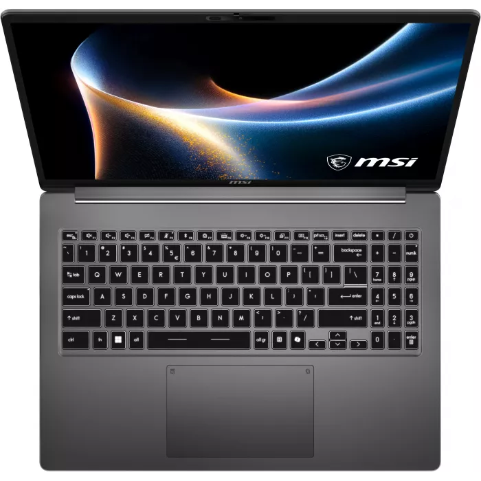 Ноутбук MSI Modern 16S AI+ G3MG-013XRU Core Ultra 5 322 16Gb SSD512Gb Intel Graphics 16" OLED FHD+ (1920x1200) FreeDOS grey WiFi BT Cam (9S7-26U211-013)