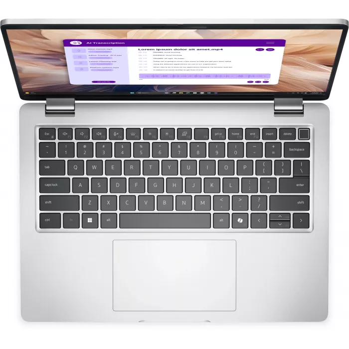 Ноутбук Dell Pro 14 Plus PB14250 Core Ultra 7 255U 16Gb SSD512Gb Intel Graphics 14" IPS FHD+ (1920x1200) Linux silver WiFi BT Cam (PRO14PL-5654)