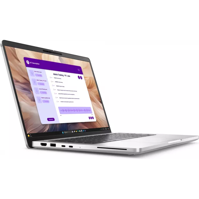 Ноутбук Dell Pro 14 Plus PB14250 Core Ultra 7 265U 16Gb SSD1Tb Intel Graphics 14" IPS FHD+ (1920x1200) Linux silver WiFi BT Cam (PRO14PL-5655)