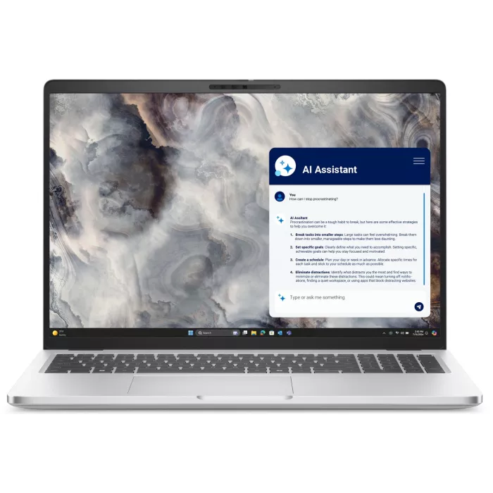 Ноутбук Dell Pro 16 Plus PB16250 Core Ultra 5 235U 16Gb SSD512Gb Intel Graphics 16" IPS FHD+ (1920x1200) Linux grey WiFi BT Cam (PRO16PL-5658)