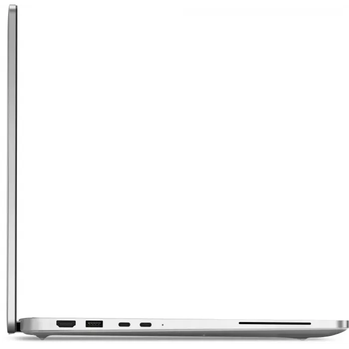 Ноутбук Dell Pro 16 Plus PB16250 Core Ultra 5 235U 16Gb SSD512Gb Intel Graphics 16" IPS FHD+ (1920x1200) Linux grey WiFi BT Cam (PRO16PL-5658)