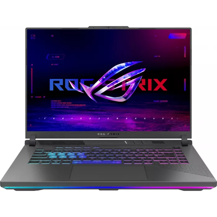 Ноутбук Asus ROG Strix G16 G614PW-TS133 Ryzen 9 8940HX 32Gb SSD1Tb NVIDIA GeForce RTX5080 16Gb 16" IPS 2.5K (2560x1600) без ОС grey WiFi BT Cam (90NR0QK7-M006P0)