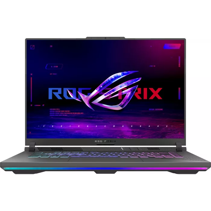 Ноутбук Asus ROG Strix G16 G614PW-TS133 Ryzen 9 8940HX 32Gb SSD1Tb NVIDIA GeForce RTX5080 16Gb 16" IPS 2.5K (2560x1600) без ОС grey WiFi BT Cam (90NR0QK7-M006P0)