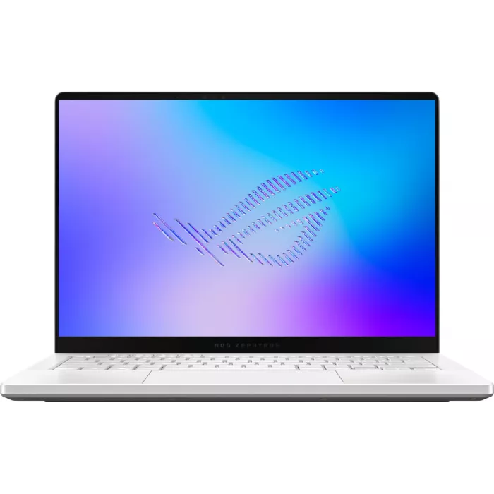 Ноутбук Asus ROG Zephyrus G14 GU405AW-SY024W Core Ultra 9 386H 32Gb SSD1Tb NVIDIA GeForce RTX5080 16Gb 14" OLED 3K (2880x1800) Windows 11 Home white WiFi BT Cam Bag (90NR0P83-M000Y0)