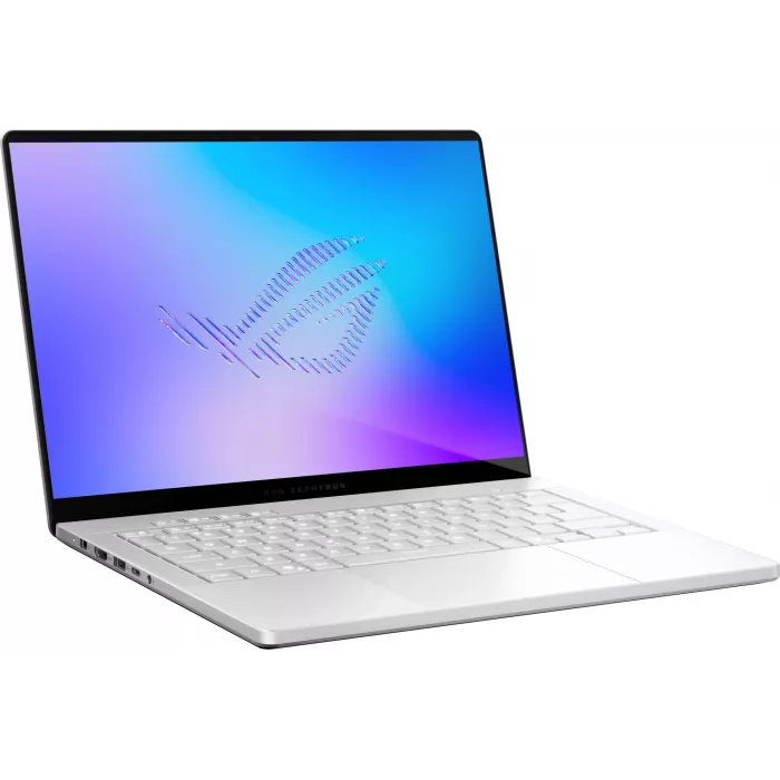 Ноутбук Asus ROG Zephyrus G14 GU405AW-SY024W Core Ultra 9 386H 32Gb SSD1Tb NVIDIA GeForce RTX5080 16Gb 14" OLED 3K (2880x1800) Windows 11 Home white WiFi BT Cam Bag (90NR0P83-M000Y0)