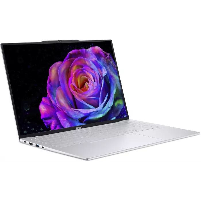 Ноутбук Acer Swift Air 16 SFA16-61M-R0MH Ryzen AI 5 330 16Gb SSD512Gb AMD Radeon 820M 16" OLED WUXGA (1920x1200) без ОС silver WiFi BT Cam (NX.DJACD.001)
