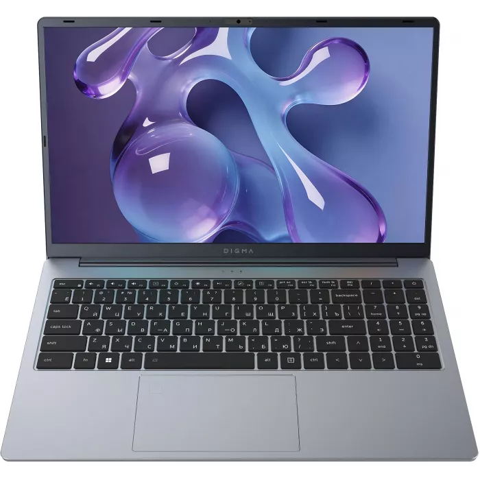 Ноутбук Digma Nova Ryzen 5 3500U 16Gb SSD512Gb AMD Radeon Vega 8 15.6" IPS FHD (1920x1080) Windows 11 Pro grey WiFi BT Cam 6000mAh (DN15R5-ADXW13)