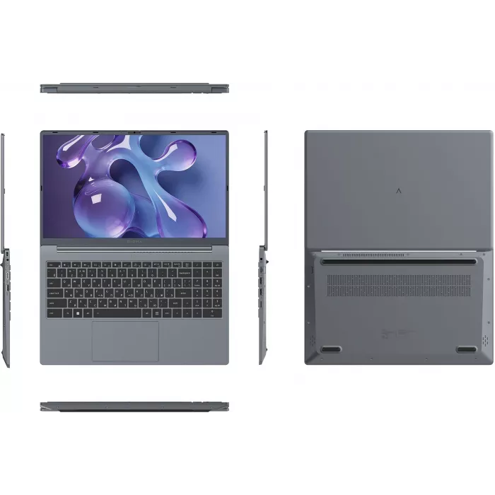 Ноутбук Digma Nova Ryzen 5 3500U 16Gb SSD512Gb AMD Radeon Vega 8 15.6" IPS FHD (1920x1080) Windows 11 Pro grey WiFi BT Cam 6000mAh (DN15R5-ADXW13)