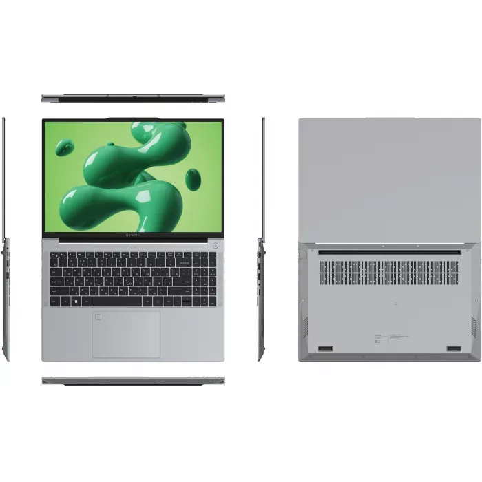 Ноутбук Digma Chronos Core 5 210H 16Gb SSD512Gb Intel Graphics 16" IPS WUXGA (1920x1200) Windows 11 Pro silver WiFi BT Cam 6500mAh (DN16P5-ADXW02)