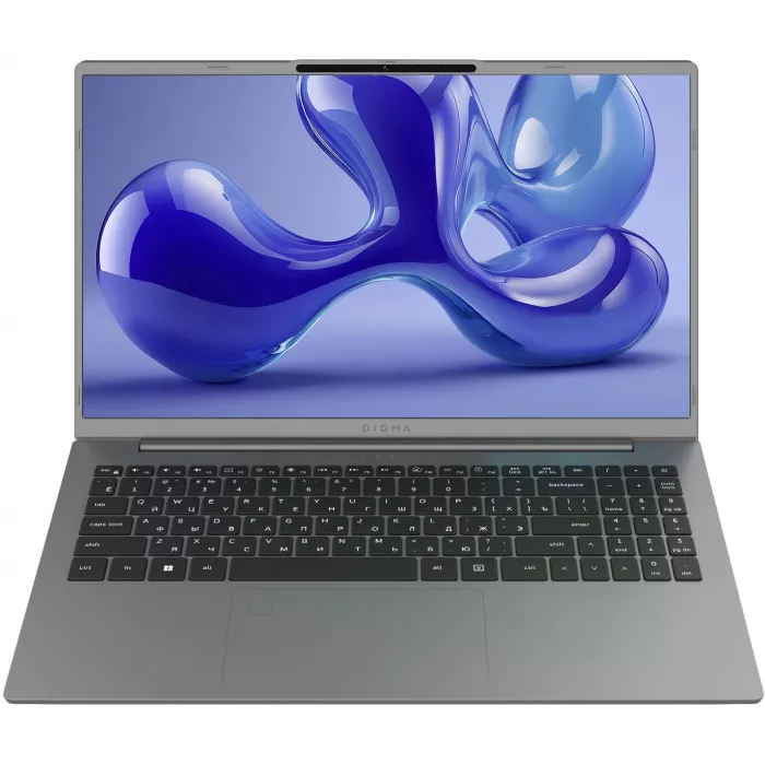 Ноутбук Digma Ascend Core i5 1235U 16Gb SSD512Gb Intel UHD Graphics 15.6" IPS FHD (1920x1080) Windows 11 Home grey WiFi BT Cam 4500mAh (DN15P5-ADXW07)