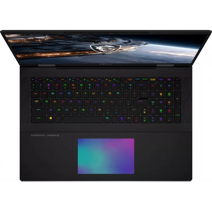 Ноутбук MSI Titan 18 HX A2WJ-1049RU Core Ultra 9 290HX Plus 64Gb SSD2Tb NVIDIA GeForce RTX 5090 24Gb 18" IPS UHD+ (3840x2400) Windows 11 Home black WiFi BT Cam (9S7-182411-1049)
