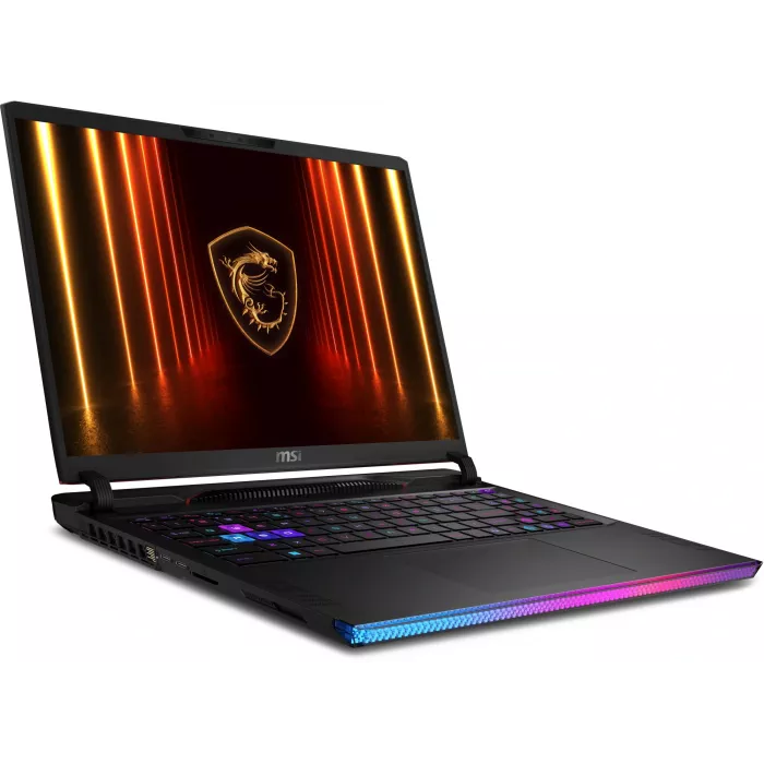 Ноутбук MSI Raider 16 HX AI A2XWHG-814XRU Core Ultra 7 255HX 32Gb SSD1Tb NVIDIA GeForce RTX5070Ti 12Gb 16" IPS QHD+ (2560x1600) FreeDOS black WiFi BT Cam (9S7-15M361-814)