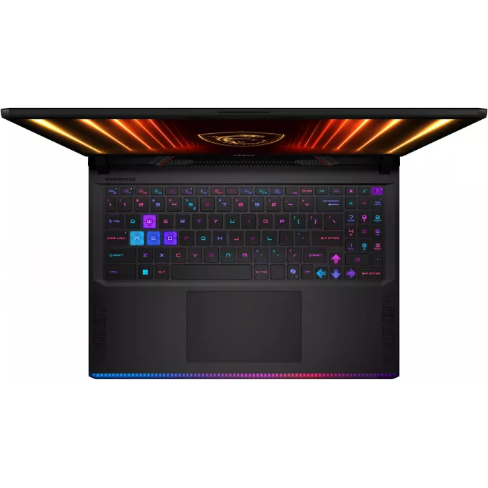 Ноутбук MSI Raider 16 HX AI A2XWHG-814XRU Core Ultra 7 255HX 32Gb SSD1Tb NVIDIA GeForce RTX5070Ti 12Gb 16" IPS QHD+ (2560x1600) FreeDOS black WiFi BT Cam (9S7-15M361-814)