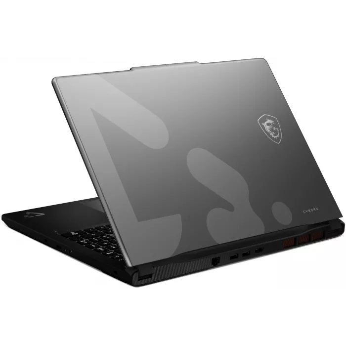 Ноутбук MSI Cyborg 15 C2WF-014XRU Core 7 240H 16Gb SSD1Tb NVIDIA GeForce RTX 5060 8Gb 15.6" IPS FHD (1920x1080) FreeDOS grey WiFi BT Cam (9S7-15T121-014)