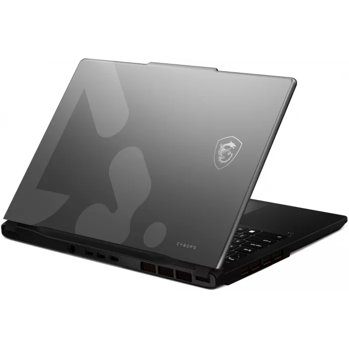 Ноутбук MSI Cyborg 15 C2WF-014XRU Core 7 240H 16Gb SSD1Tb NVIDIA GeForce RTX 5060 8Gb 15.6" IPS FHD (1920x1080) FreeDOS grey WiFi BT Cam (9S7-15T121-014)