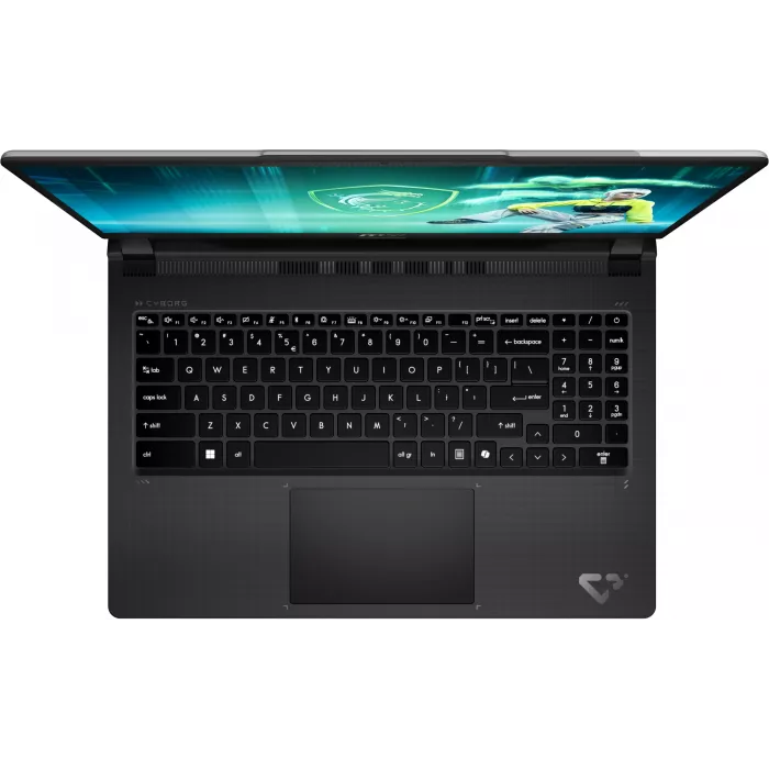 Ноутбук MSI Cyborg 15 C2WE-016XRU Core 7 240H 16Gb SSD1Tb NVIDIA GeForce RTX5050 8Gb 15.6" IPS FHD (1920x1080) FreeDOS grey WiFi BT Cam (9S7-15T121-016)