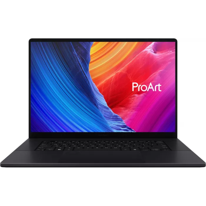 Ноутбук Asus ProArt P16 H7606WW-SE061X Ryzen AI 9 HX 370 64Gb SSD1Tb NVIDIA GeForce RTX5080 16Gb 16" OLED Touch 4K (3840x2400) Windows 11 Pro black WiFi BT Cam (90NB17F1-M003F0)