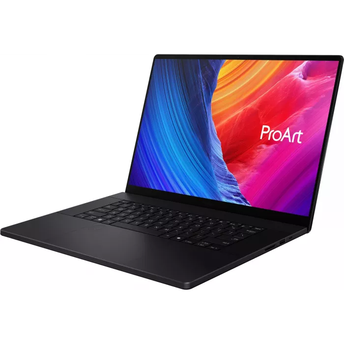 Ноутбук Asus ProArt P16 H7606WW-SE061X Ryzen AI 9 HX 370 64Gb SSD1Tb NVIDIA GeForce RTX5080 16Gb 16" OLED Touch 4K (3840x2400) Windows 11 Pro black WiFi BT Cam (90NB17F1-M003F0)