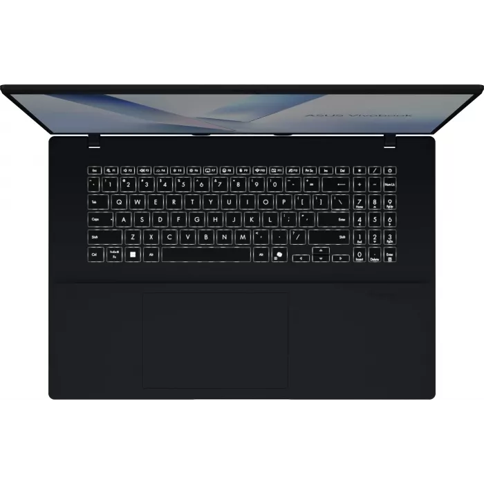 Ноутбук Asus Vivobook 18 M1807GA-S8107 Ryzen AI 7 445 16Gb SSD512Gb AMD Radeon 840M 18" IPS WUXGA (1920x1200) без ОС blue WiFi BT Cam (90NB17Y1-M007T0)