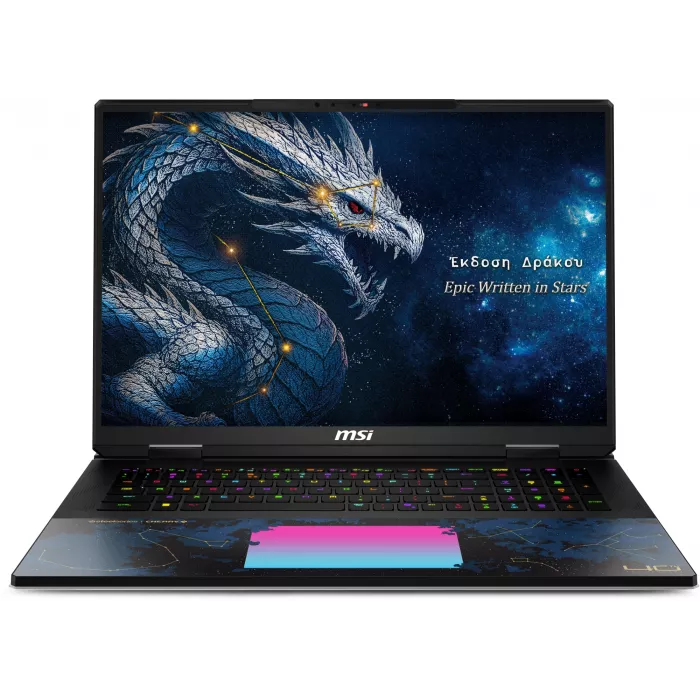 Ноутбук MSI Titan Dragon Edition 18 HX A2WJ-1251RU Core Ultra 9 290HX Plus 96Gb SSD4Tb NVIDIA GeForce RTX 5090 24Gb 18" IPS UHD+ (3840x2400) Windows 11 Home black WiFi BT Cam (9S7-1824D6-1251)