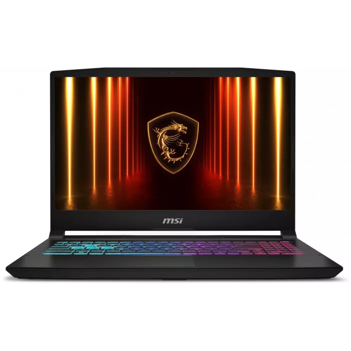 Ноутбук MSI Katana 15 HX B14WFK-1065XRU Core i5 14450HX 16Gb SSD512Gb NVIDIA GeForce RTX 5060 8Gb 15.6" IPS FHD (1920x1080) FreeDOS black WiFi BT Cam (9S7-1587C1-1065)