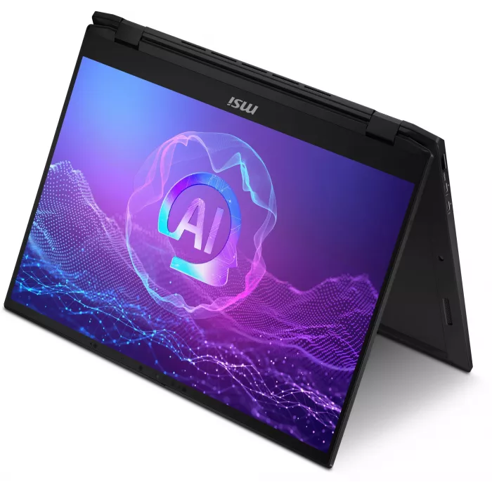 Ноутбук MSI Summit 16 AI Evo A2HMTG-057RU Core Ultra 7 255H 16Gb SSD1Tb Intel Arc 140T 16" IPS Touch QHD+ (2560x1600) Windows 11 Home black WiFi BT Cam (9S7-159531-057)