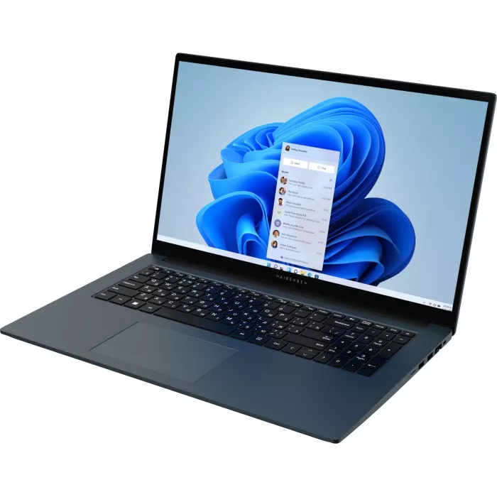 Ноутбук Maibenben M17A-R777UM Ryzen 7 7730U 16Gb SSD512Gb AMD Radeon Graphics 17.3" IPS FHD (1920x1080) Windows 11 Home blue WiFi BT Cam 3896mAh (M17A-R777UM0F14HU4EB0)